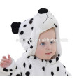 Bebé suave mameluco Animal Onesie traje traje de dibujos animados Ropa de dormir ropa de dormir, franela, bebé ropa blanca, linda toalla con capucha